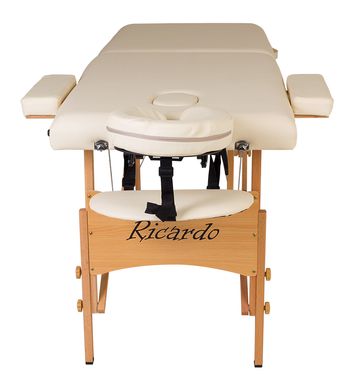 Складний масажний стіл Ricardo ROMA-60 PLUS чорний