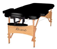 Складной массажный стол Ricardo PARMA Черный
