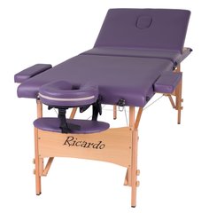 Складной массажный стол Ricardo TORINO Фиолетовый