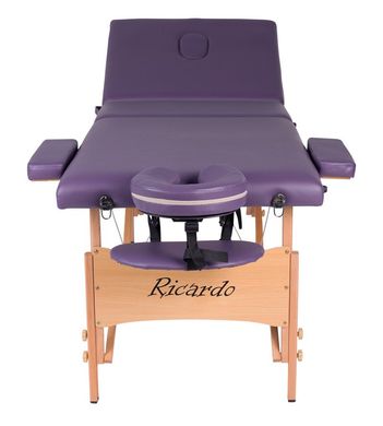 Складний масажний стіл Ricardo TORINO Фіолетовий
