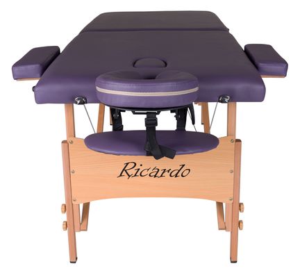 Складний масажний стіл Ricardo MILANO PLUS Фіолетовий
